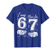 I was 6 Now I'm 7 Year Old Birthday 67 Six Seven Bday Kids T-Shirt