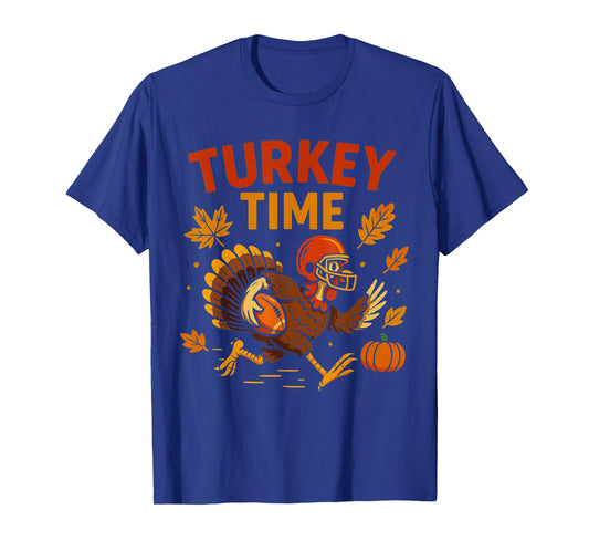 Football Thanksgiving Shirts for Kids Boys Girls Turkey T-Shirt