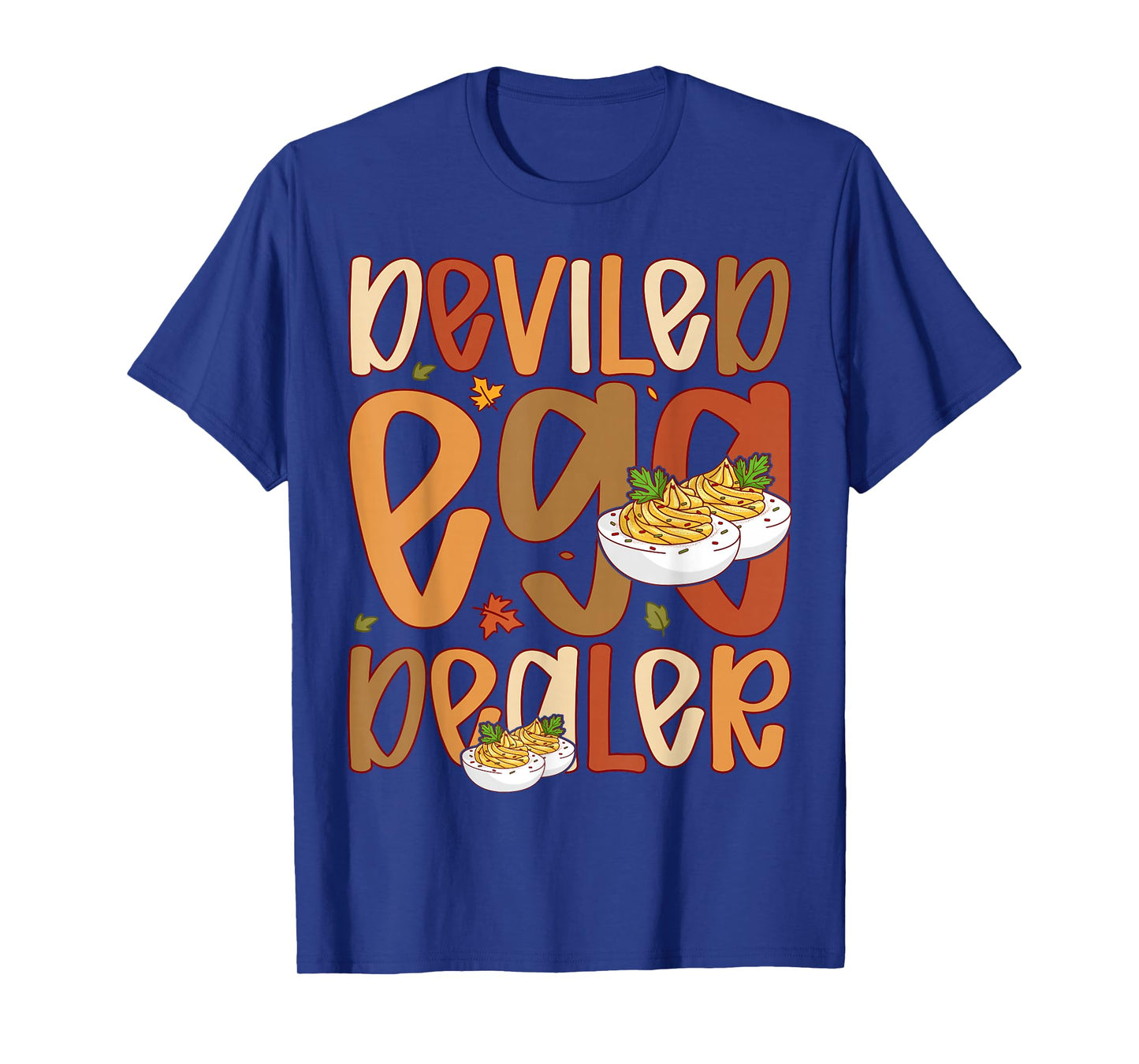Retro Deviled Egg Dealer Thanksgiving Dinner Funny T-Shirt