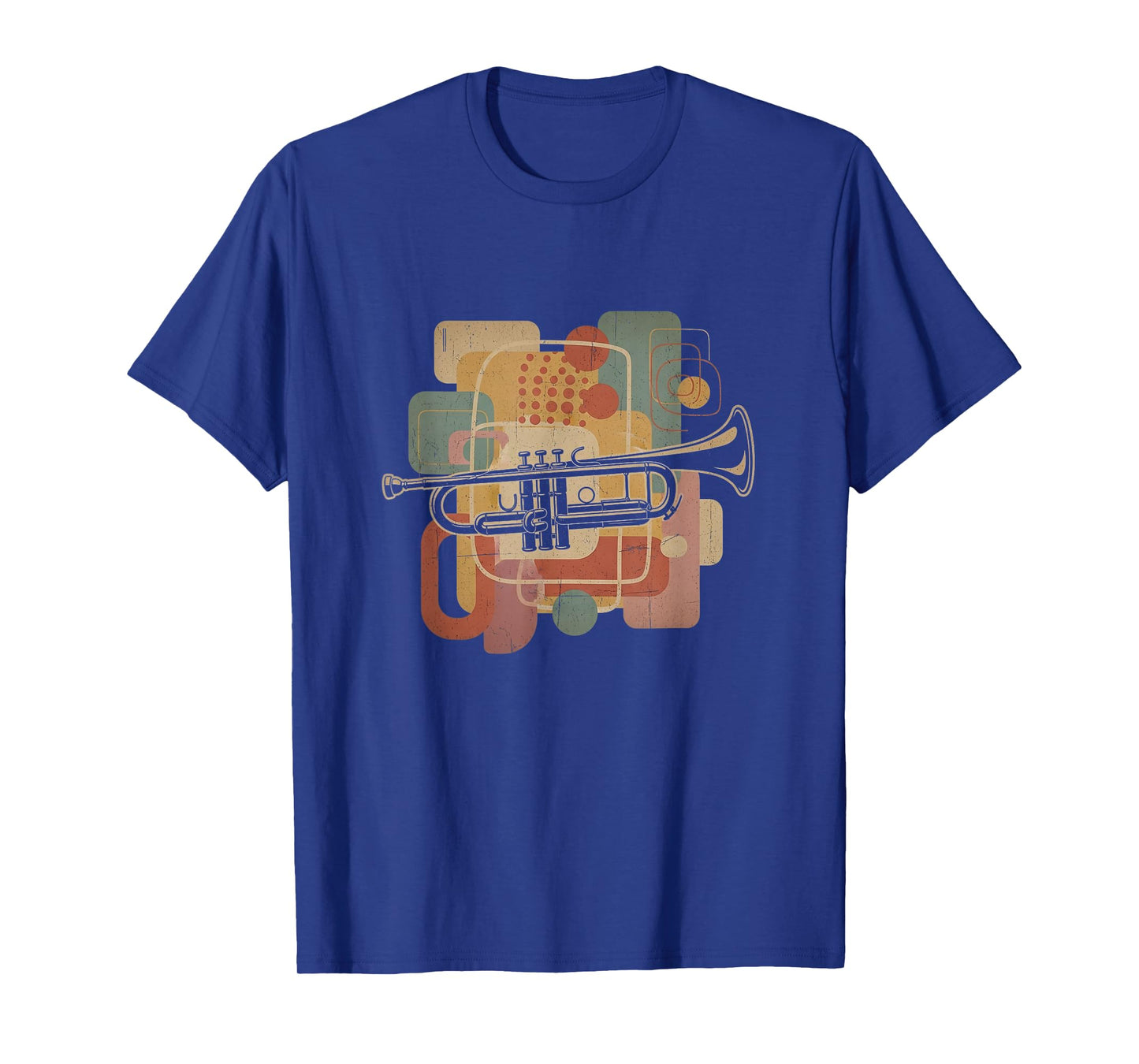 Retro Trumpet Graphic Art Design T-Shirt