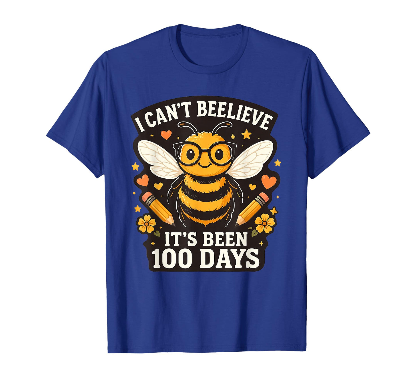 I Can't Believe Its Been 100 Days Funny Bee 100th Day School T-Shirt