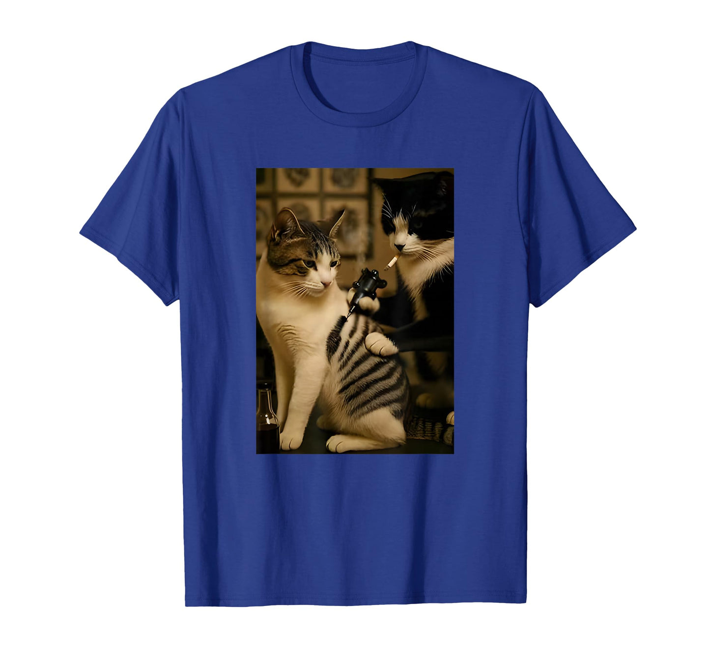 Retro Cat Tattoo Meme, Funny Cat Meme T-Shirt