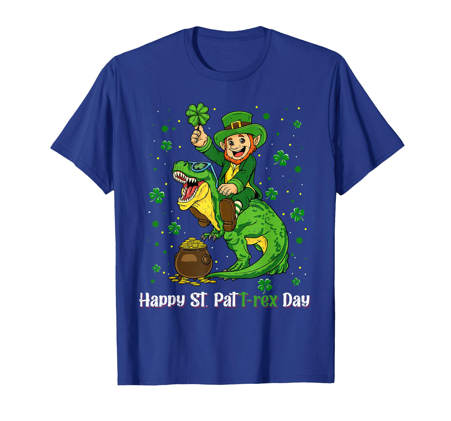 Funny T-Rex Dinosaur St Patricks Day for Boys Kids Toddler T-Shirt