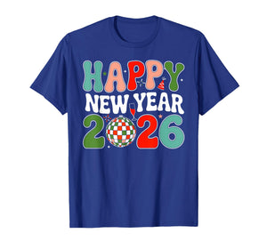 Vintage New Years Eve Party Countdown Happy New Year 2026 T-Shirt