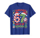 I Survived 67 Days of School Christmas Candy Cane Six Seven T-Shirt