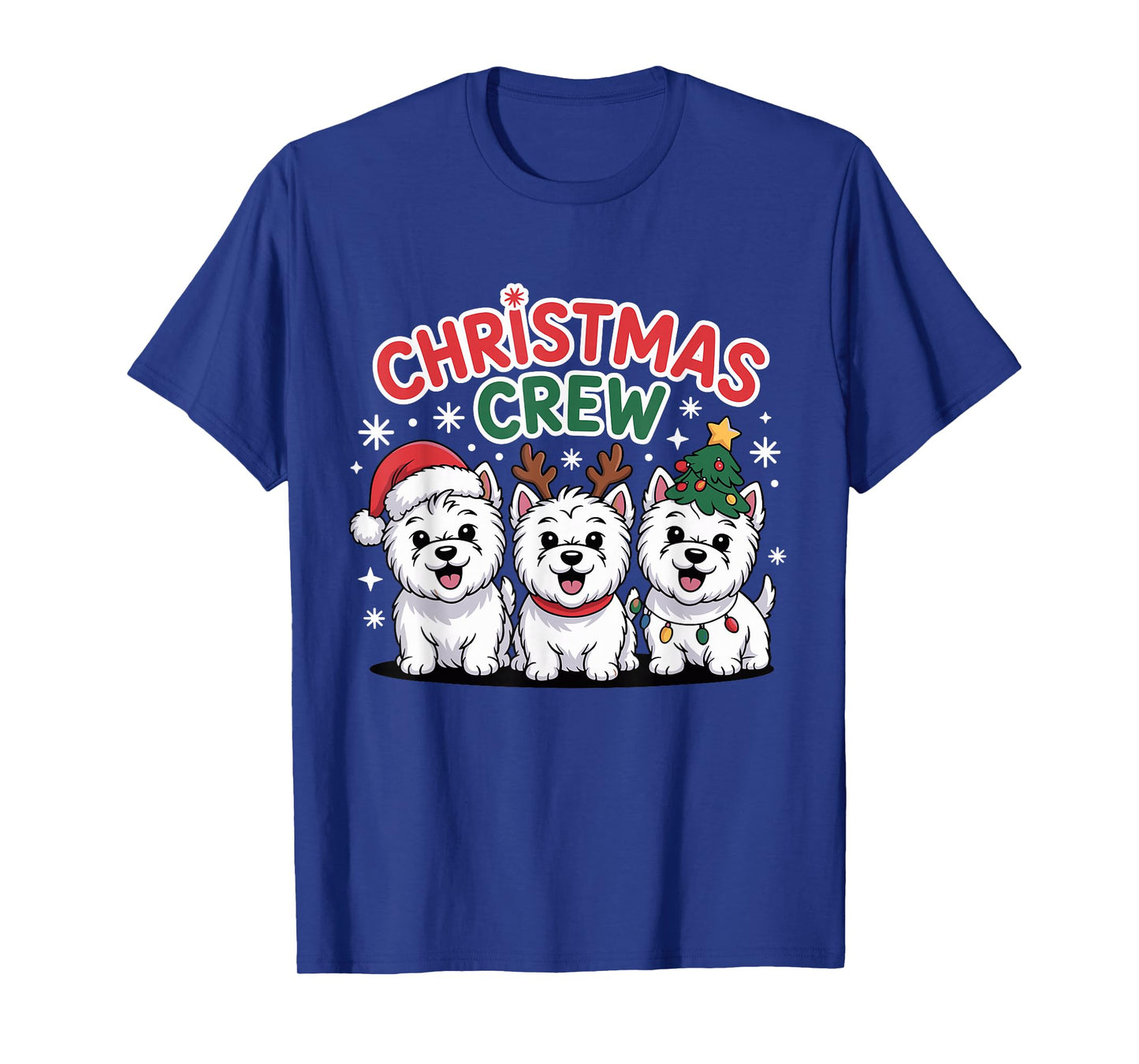 Christmas Crew Westie Christmas West Highland White Terrier T-Shirt