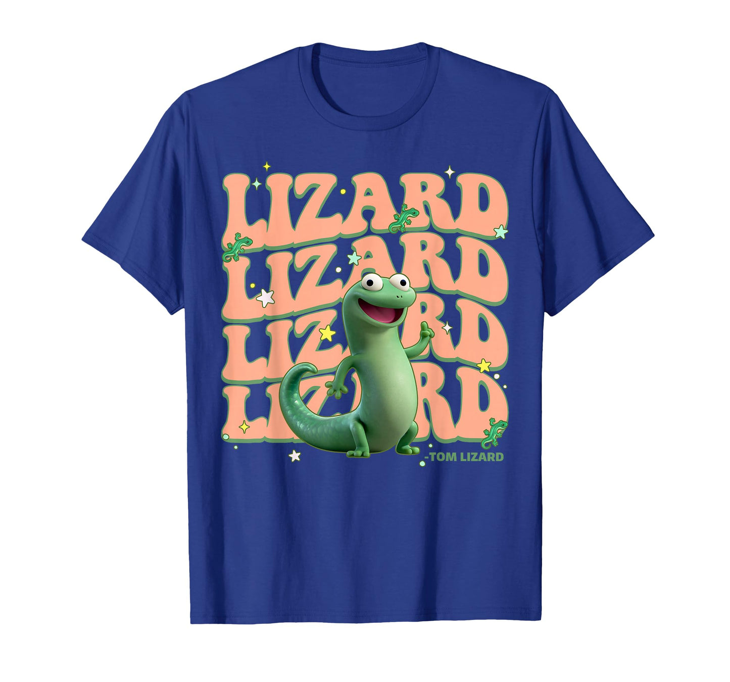 Disney Pixar Hoppers Cute Tom Lizard Groovy Poster T-Shirt