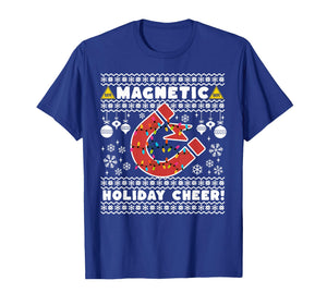 Magnetic Holiday Cheer Ugly Christmas Radiology MRI Rad Tech T-Shirt