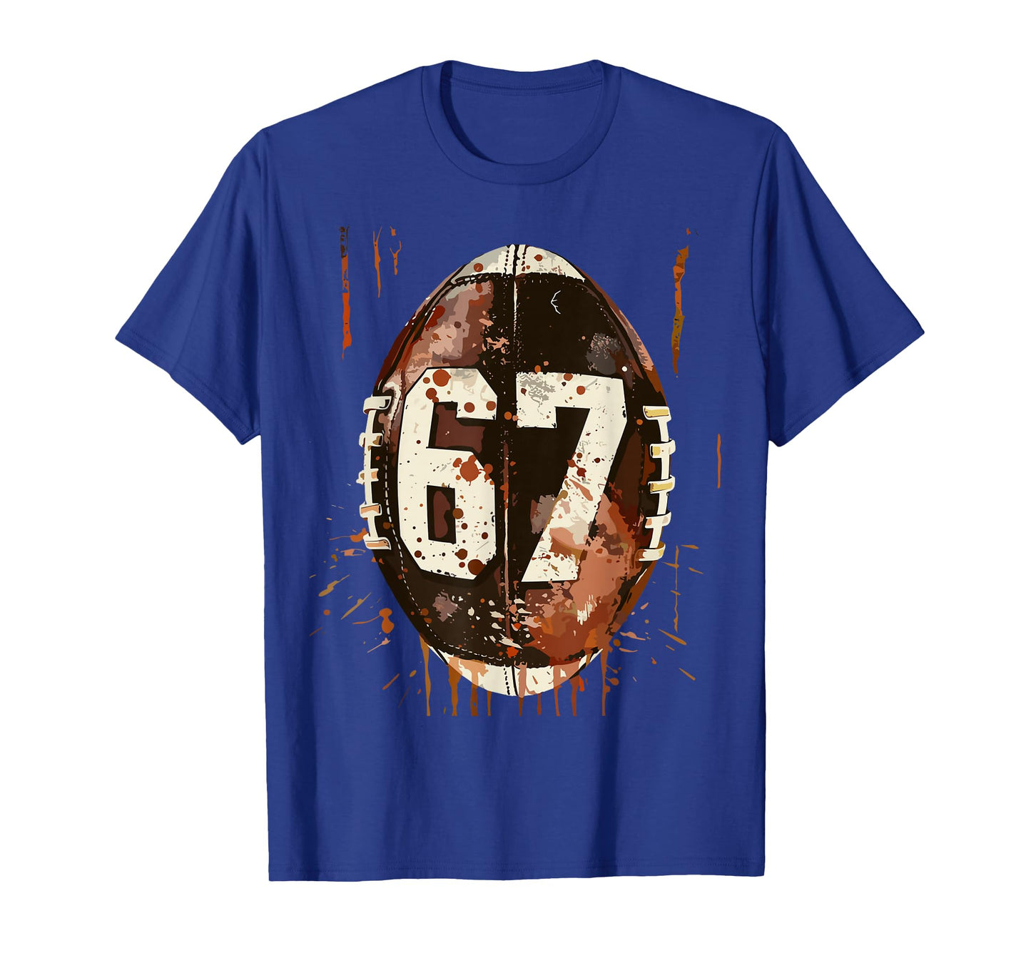 Football 67 Six Seven Alpha Slang 6 7 Meme Kids Teachers Boy T-Shirt