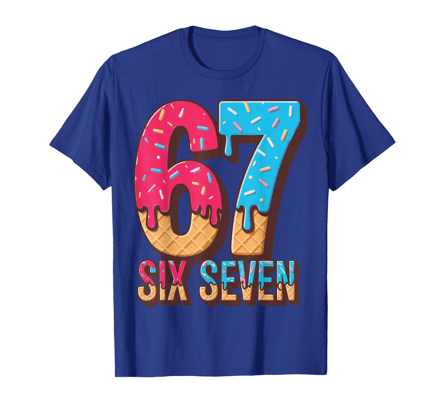 Baseball Drip Number 67 Player six Seven T-Shirt