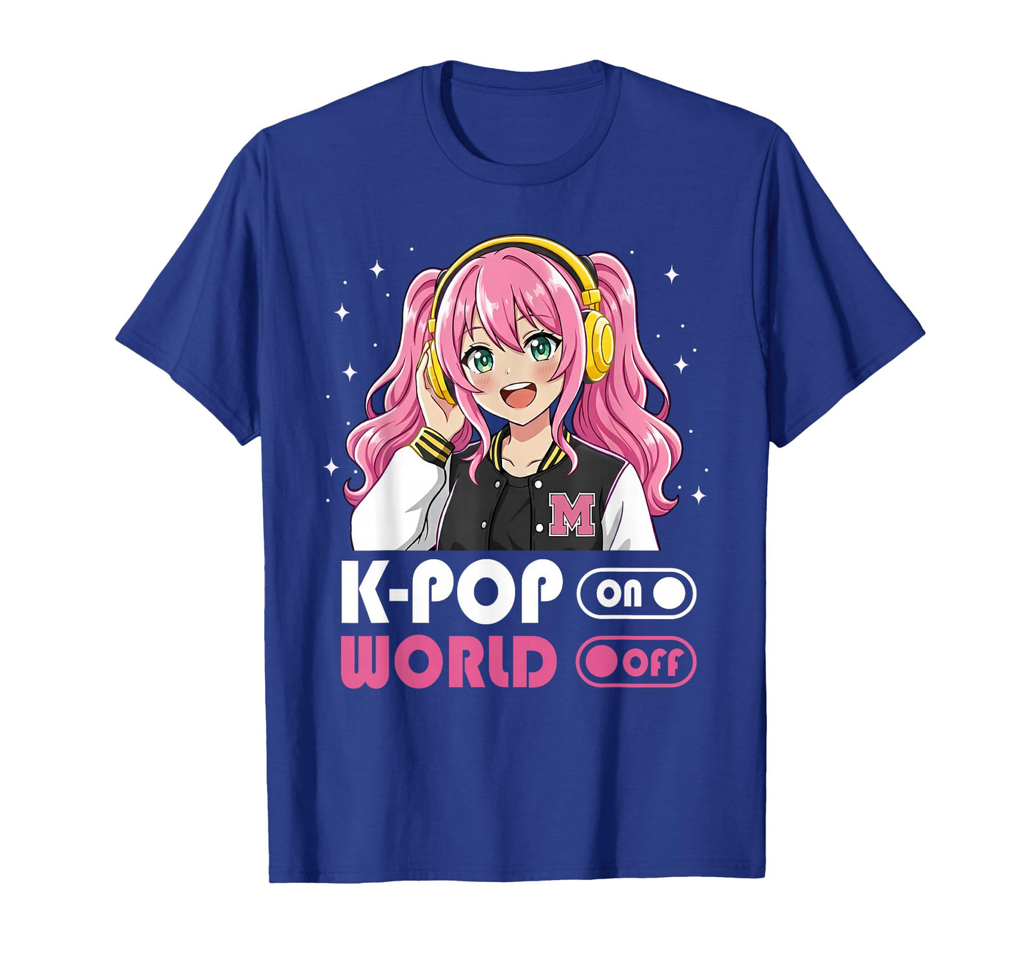 Funny Anime K-Pop Girl Design for Girls Teen T-Shirt