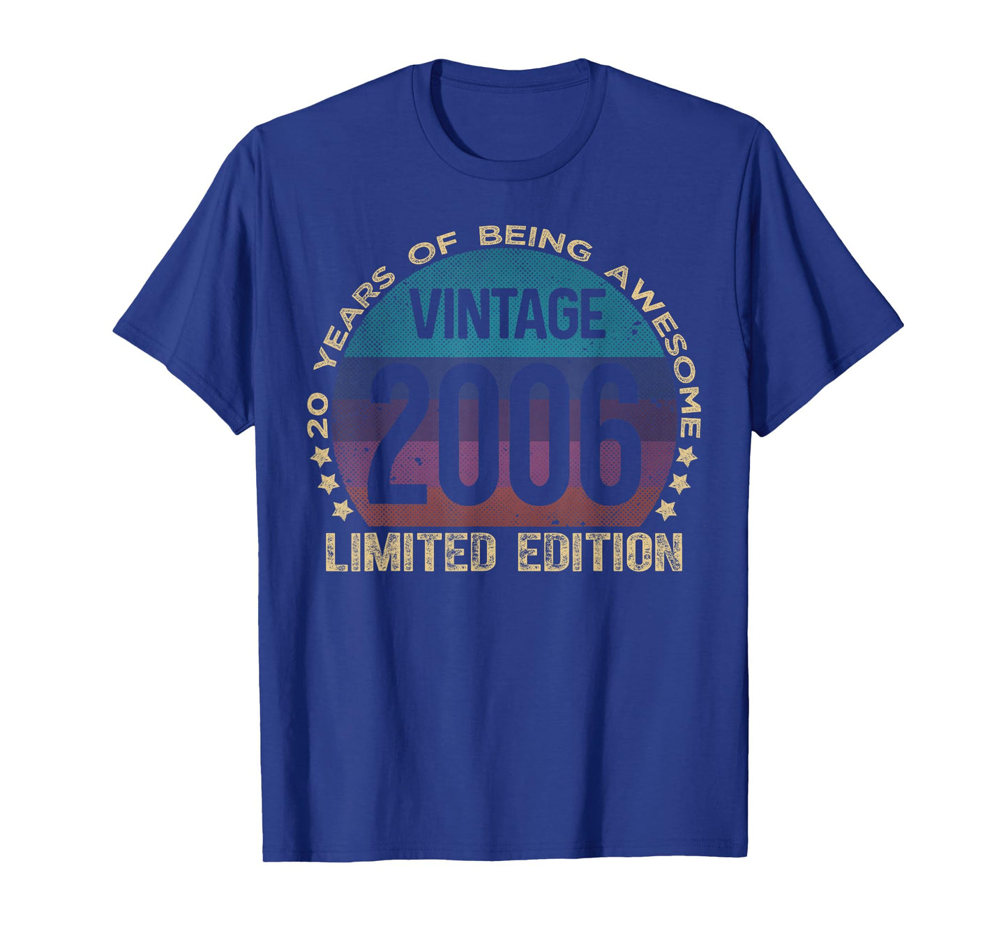 20 Year Old Gifts Vintage 2006 Limited Edition 20th Birthday T-Shirt