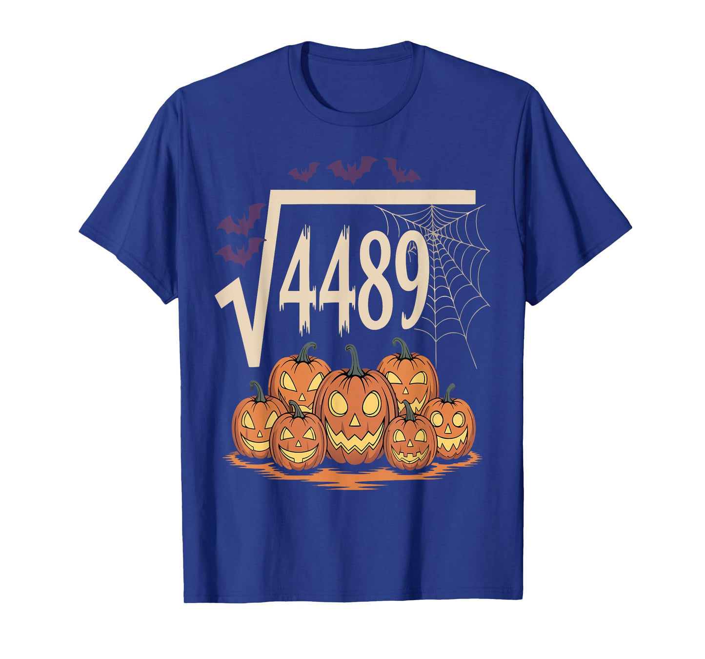Square Root 4489 Slang Math Teacher Six Seven 6 7 Halloween T-Shirt