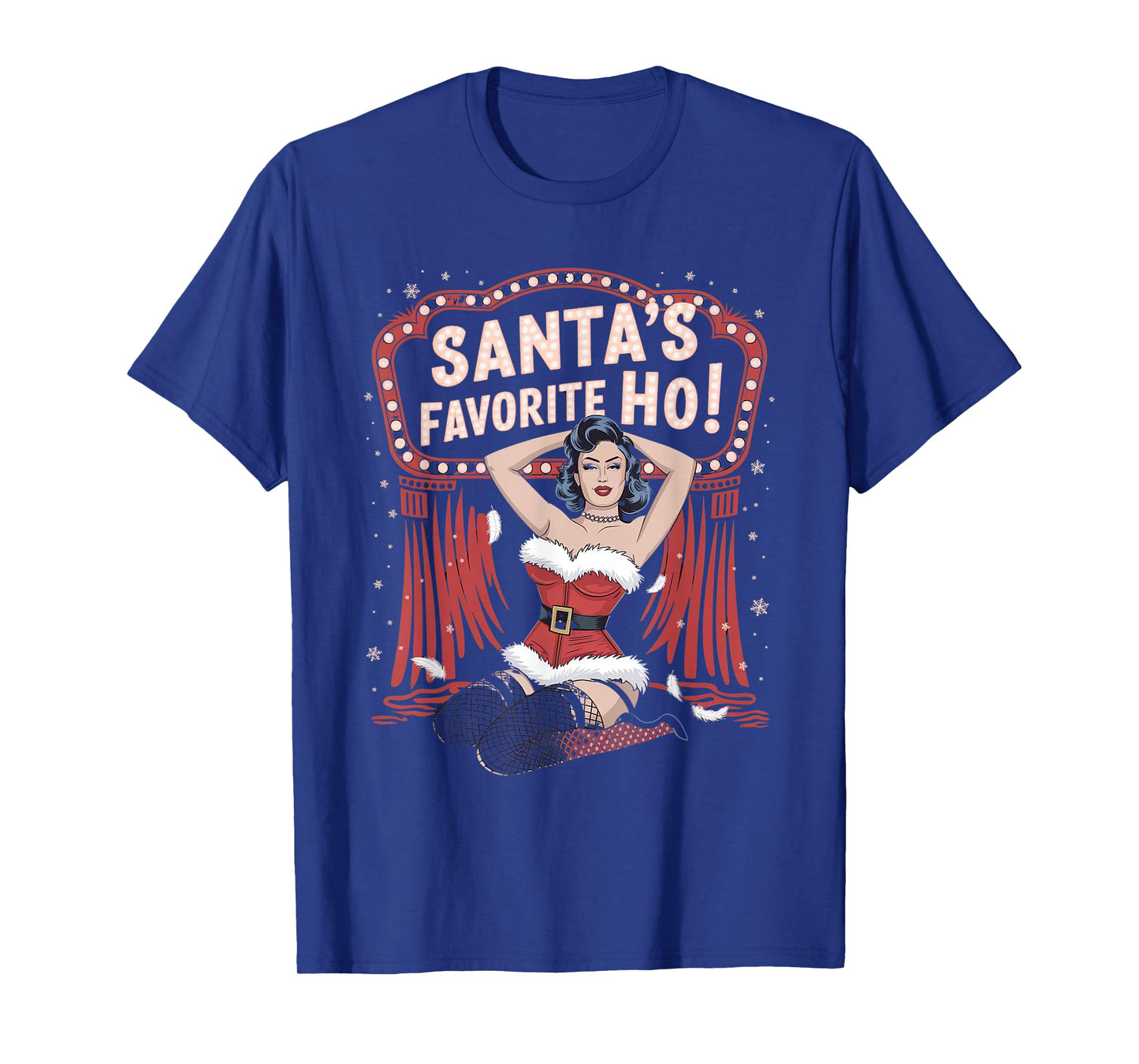 Santa's Favorite Ho Tshirt Funny Christmas Naughty Pajama T-Shirt