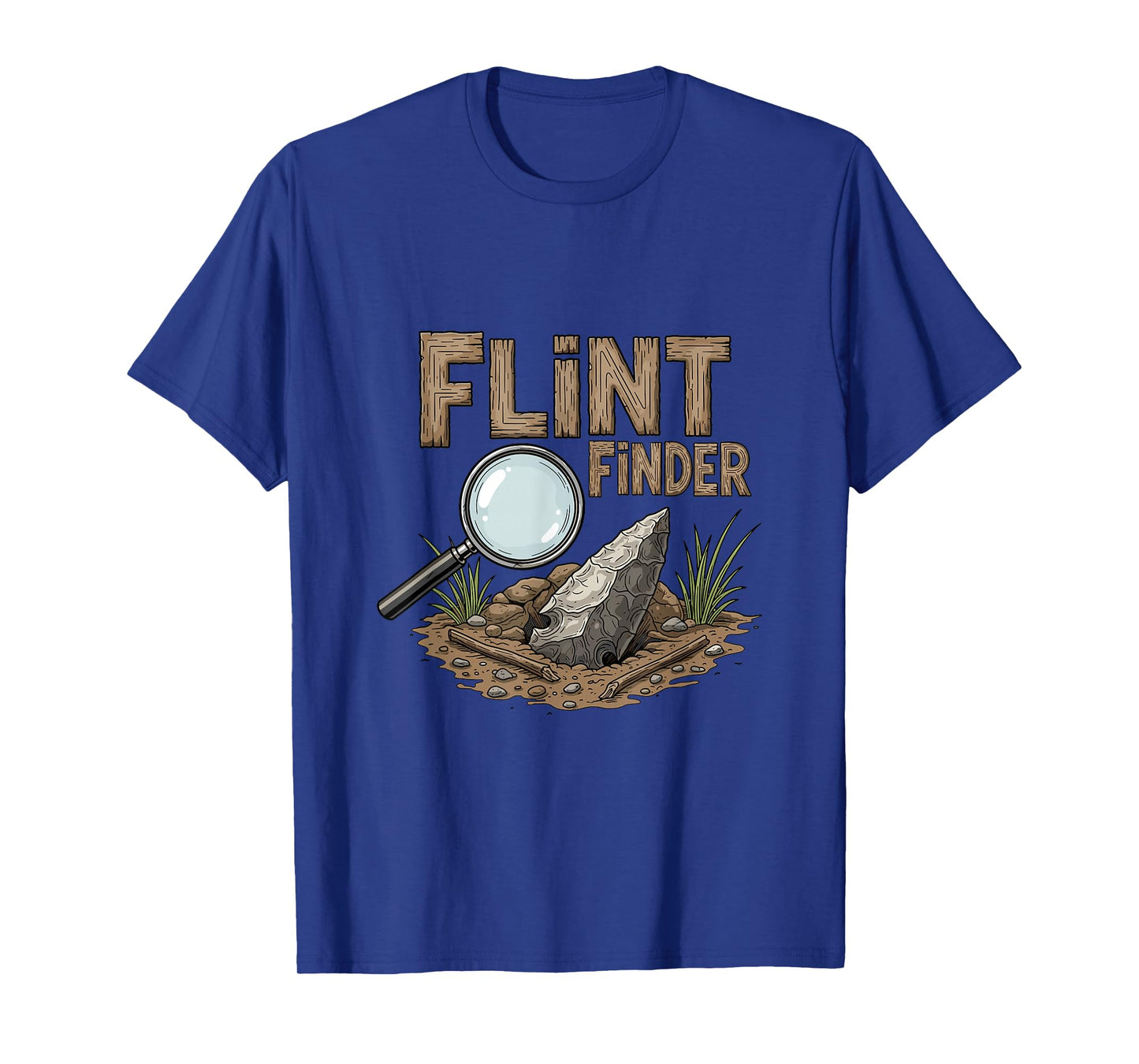 Flint Finder Arrowhead Hunting Archaeology Lover T-Shirt
