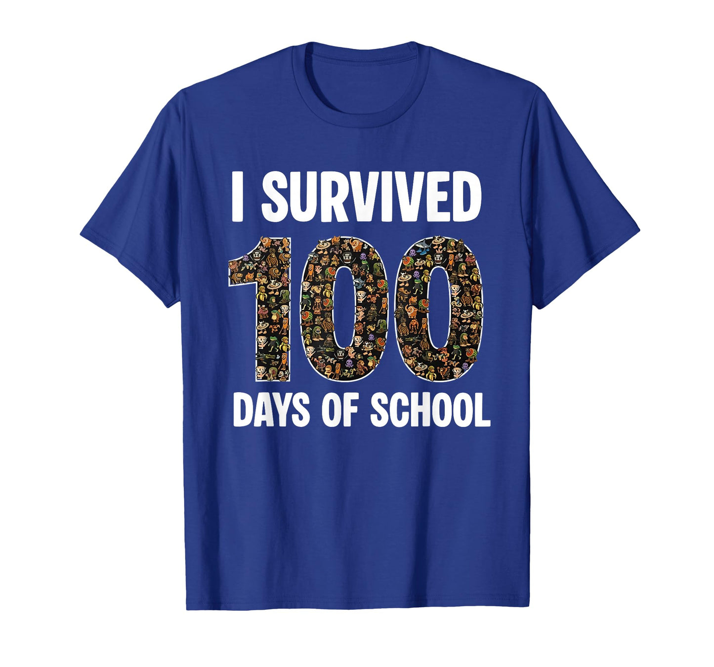 100 Days of School Funny Brain Rot Italian Brainrot Boy Kids T-Shirt