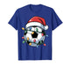 Soccer Christmas Santa Hat Soccer Ball Sport Men Women Kids T-Shirt