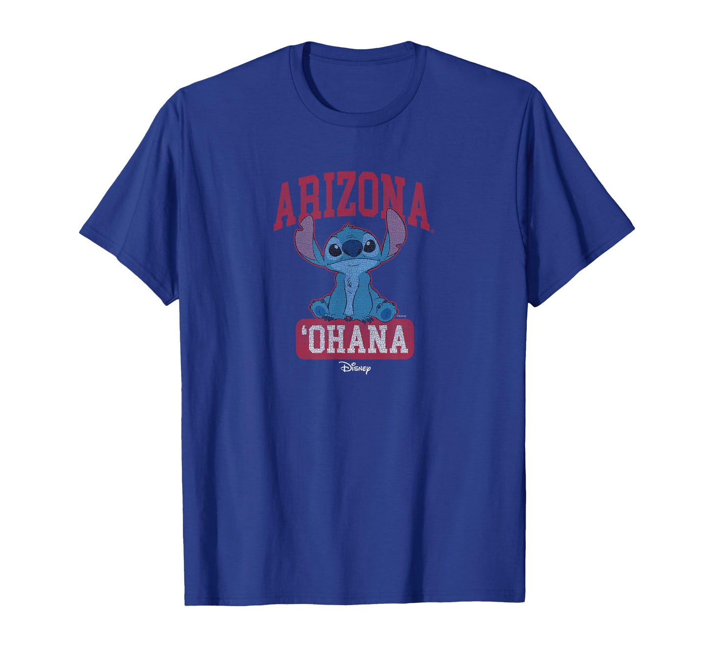 Arizona Wildcats Stitch Ohana Vintage Navy T-Shirt