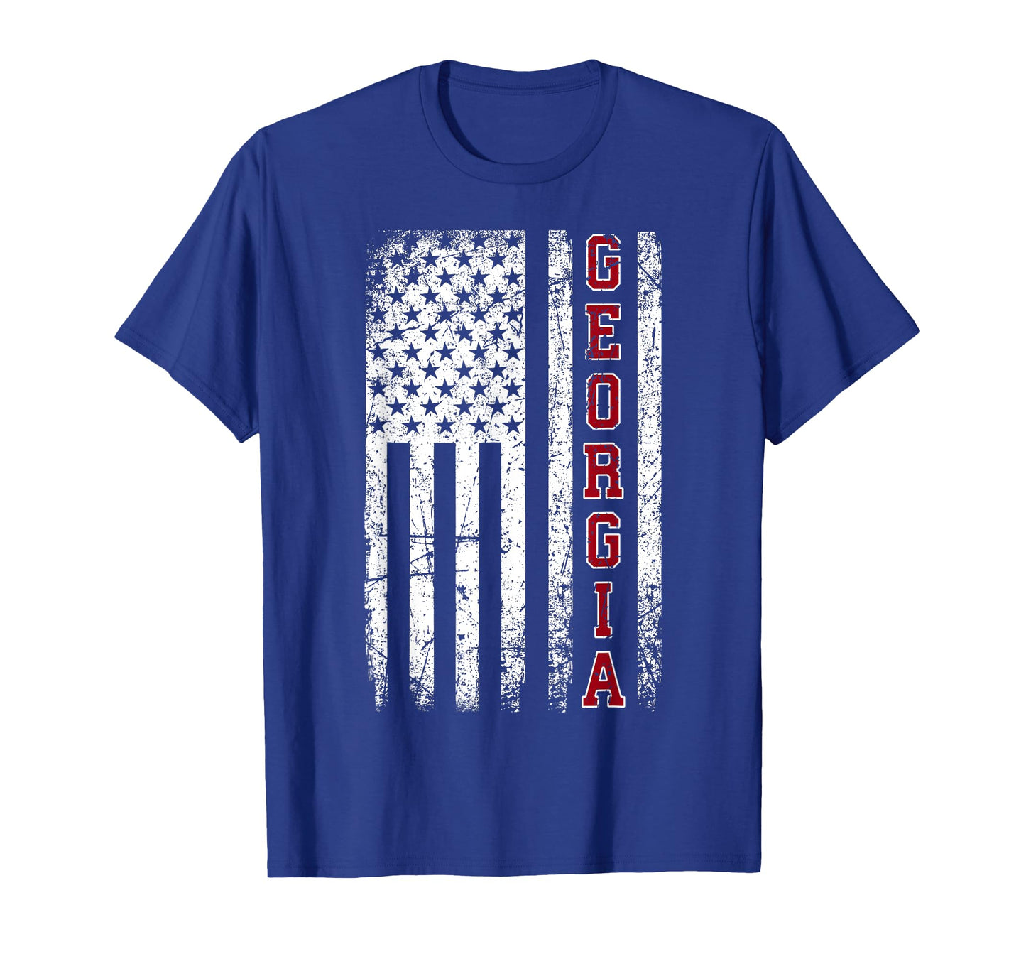 Vintage Georgia GA Men Georgia GA Women Classic Retro Red T-Shirt