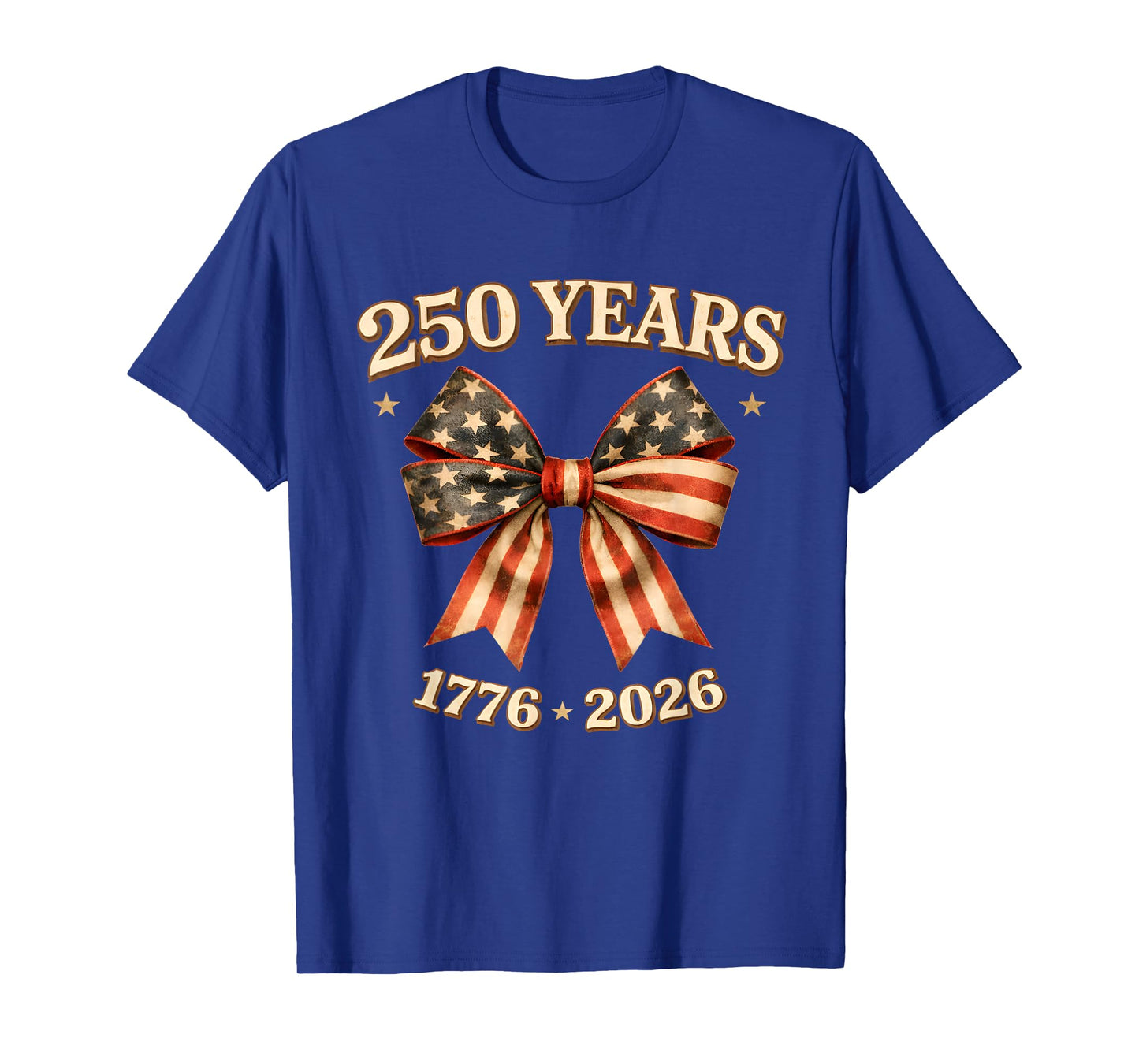 250th Anniversary USA Patriotic Red White and Blue 4th July T-Shirt