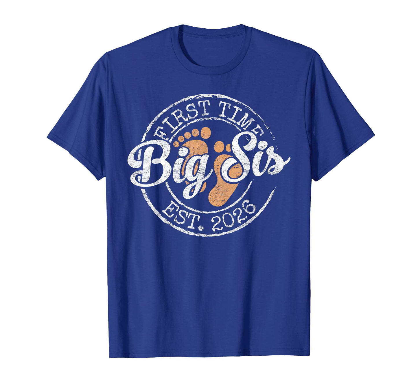 First Time Big Sis Est 2026 Stamp Soon Promoted to Sister T-Shirt