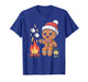 Gingerbread Marshmallow Roaster Camping Christmas T-Shirt