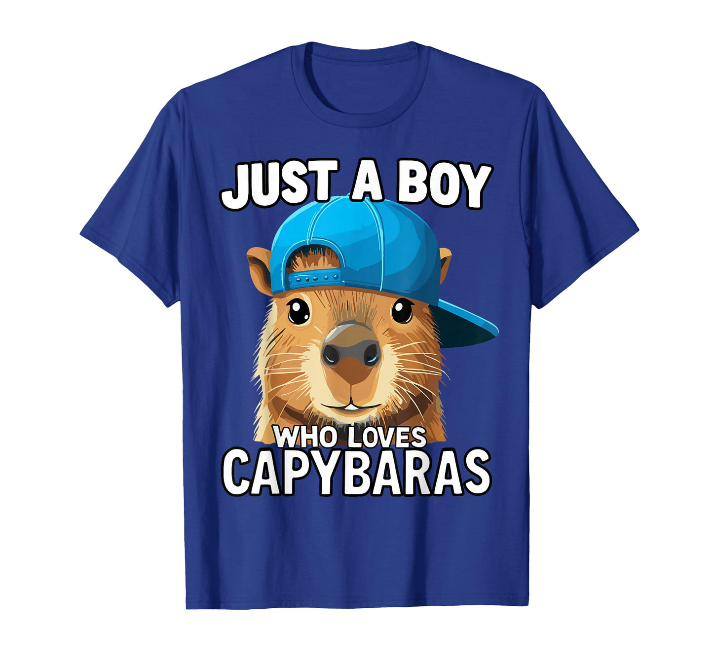 Just A Boy Who Loves Capybaras T-Shirt