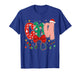 CNA Christmas Coquette Bow Certified Nursing Assistant Xmas T-Shirt