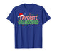 Favorite Grandchild Xmas Santa Hat Christmas T-Shirt