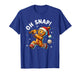 Oh Snap Gingerbread Man Funny Christmas Baseball Xmas T-Shirt