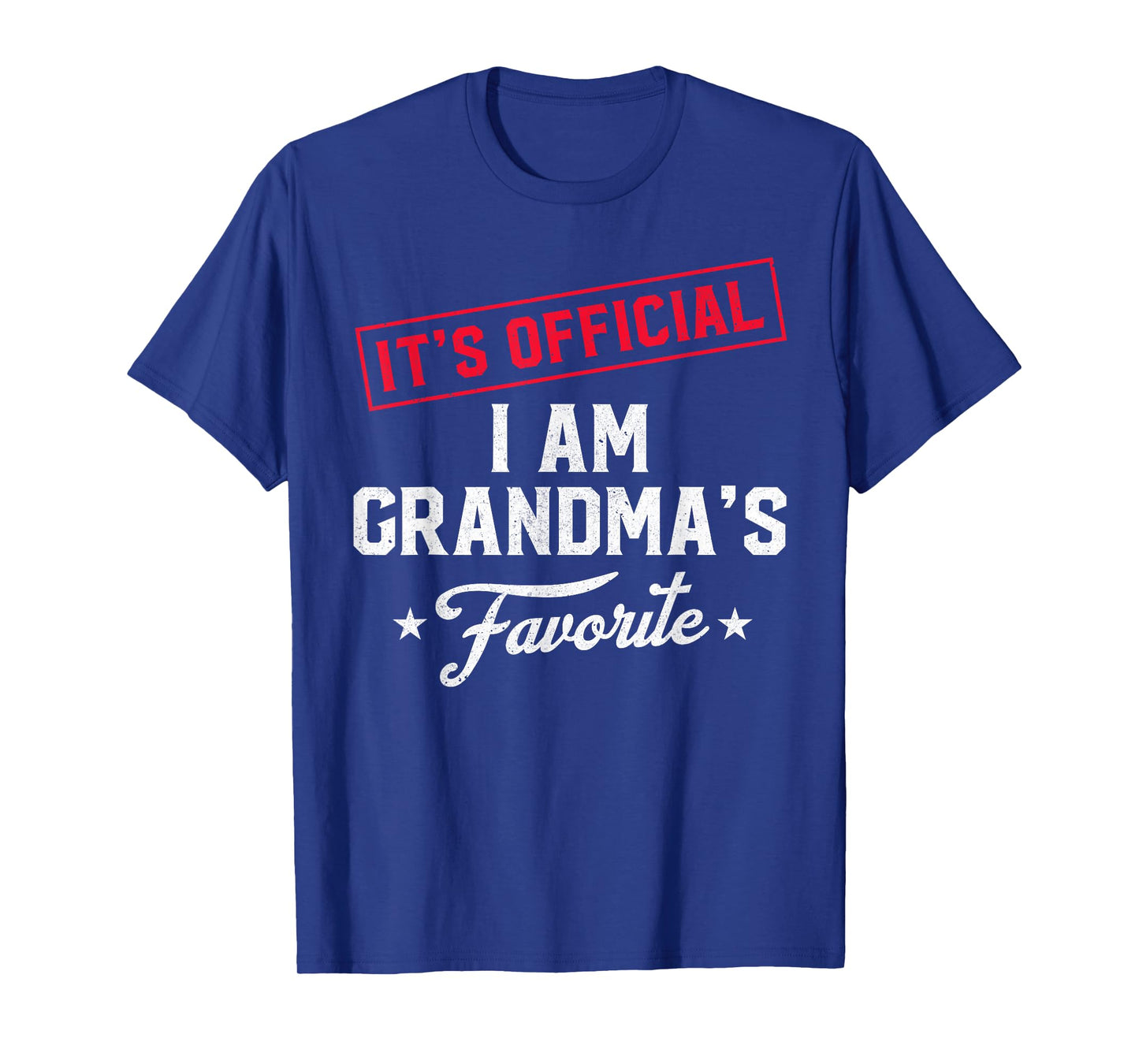 It's Official I'm Grandma's Favorite Funny Grandchild T-Shirt