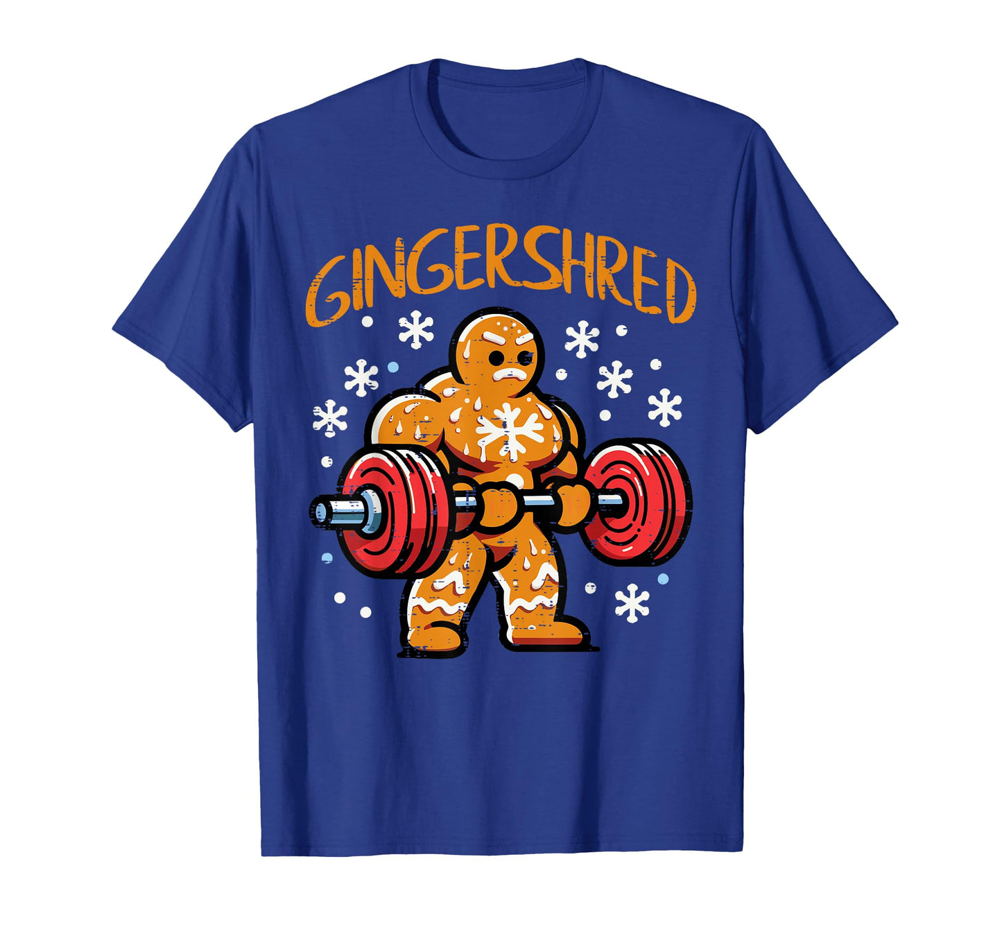 Christmas Gym Gingerbread Gingershred Xmas Workout Men Women T-Shirt