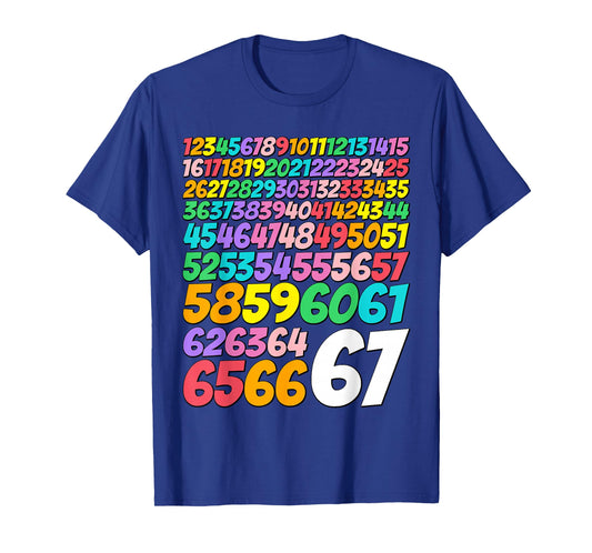 67 Trend Meme Maths Costume for Number Kids Day T-Shirt
