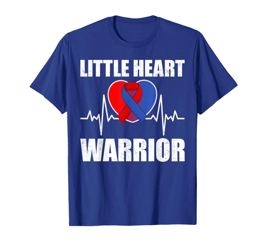 Little Heart Warrior CHD Congenital Heart Defect Awareness T-Shirt