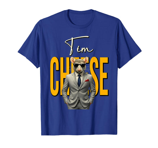 Tim Cheese - Funny Secret Agent Mouse Brainrot Kids Gaming T-Shirt