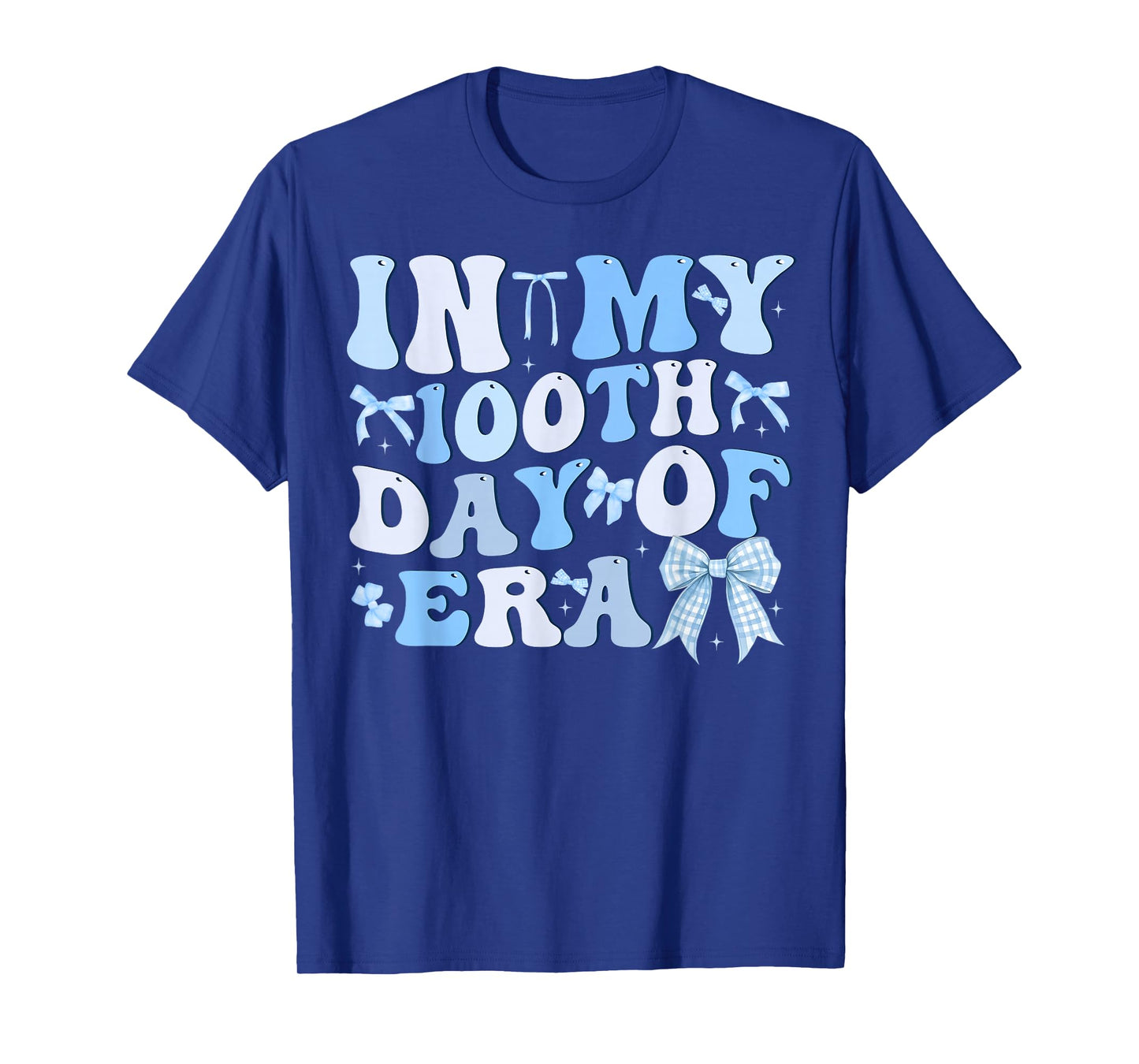 in My 100th Day of School Era Coquette Bow Girl Women Kid T-Shirt