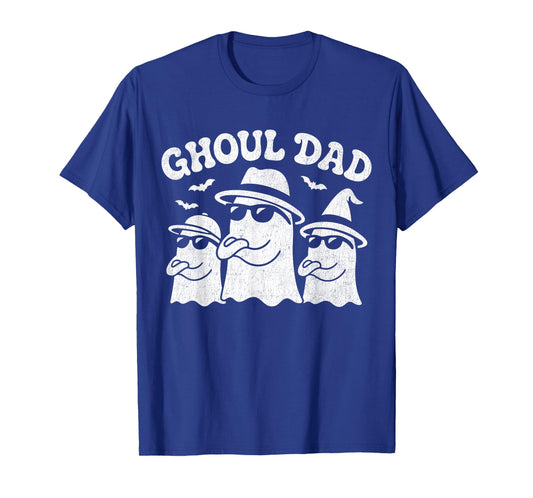 Ghoul Dad Vintage Daddy Ghost Funny Halloween T-Shirt