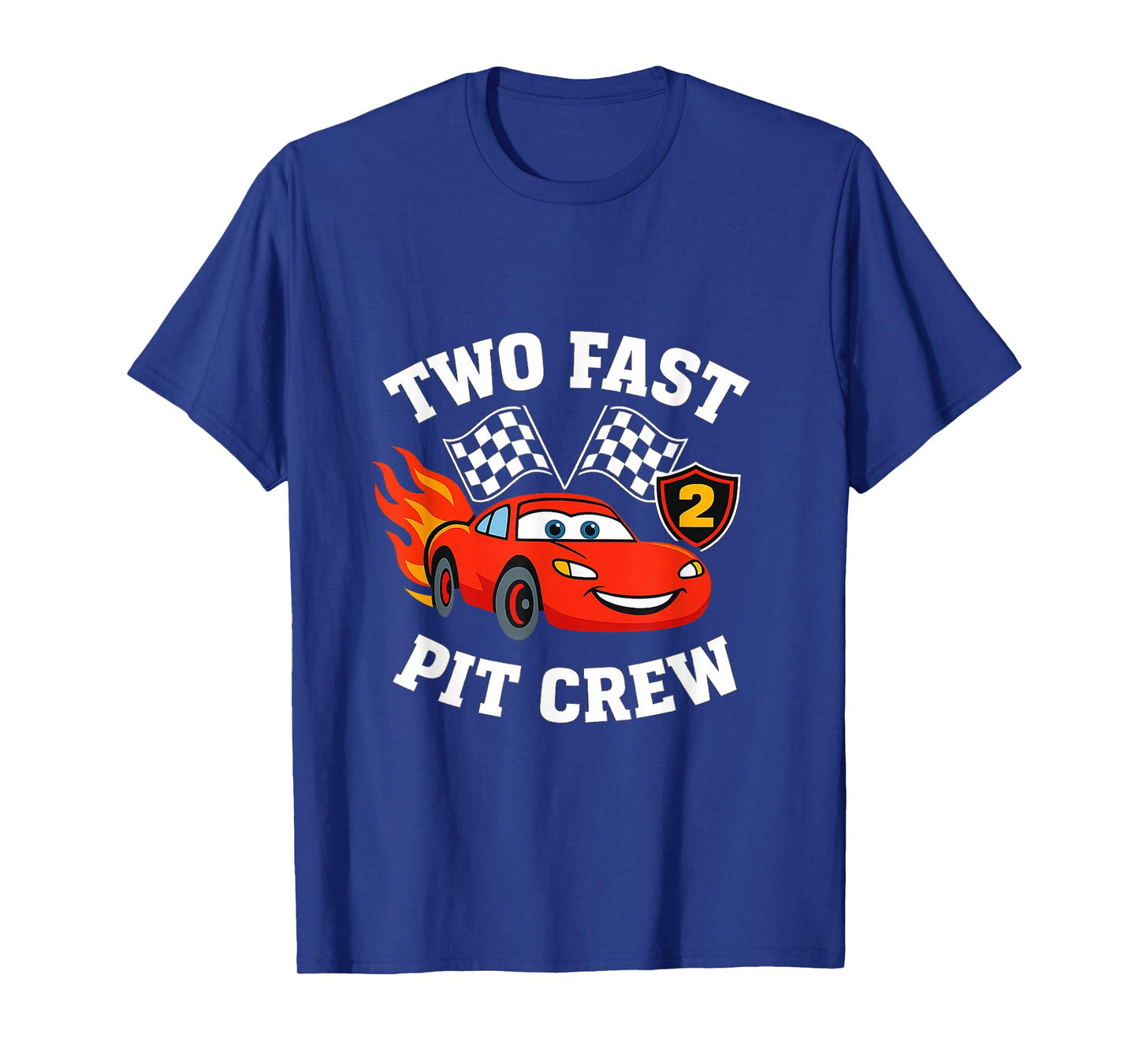 Two Fast 2 2nd Birthday Pit Crew 2yr Year Old T-Shirt