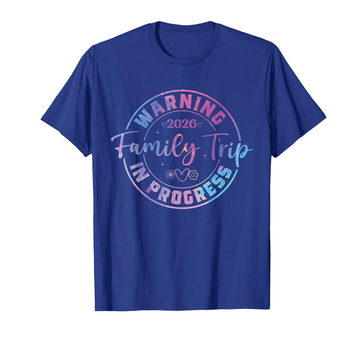 Warning Family Trip in Progress 2026 T-Shirt