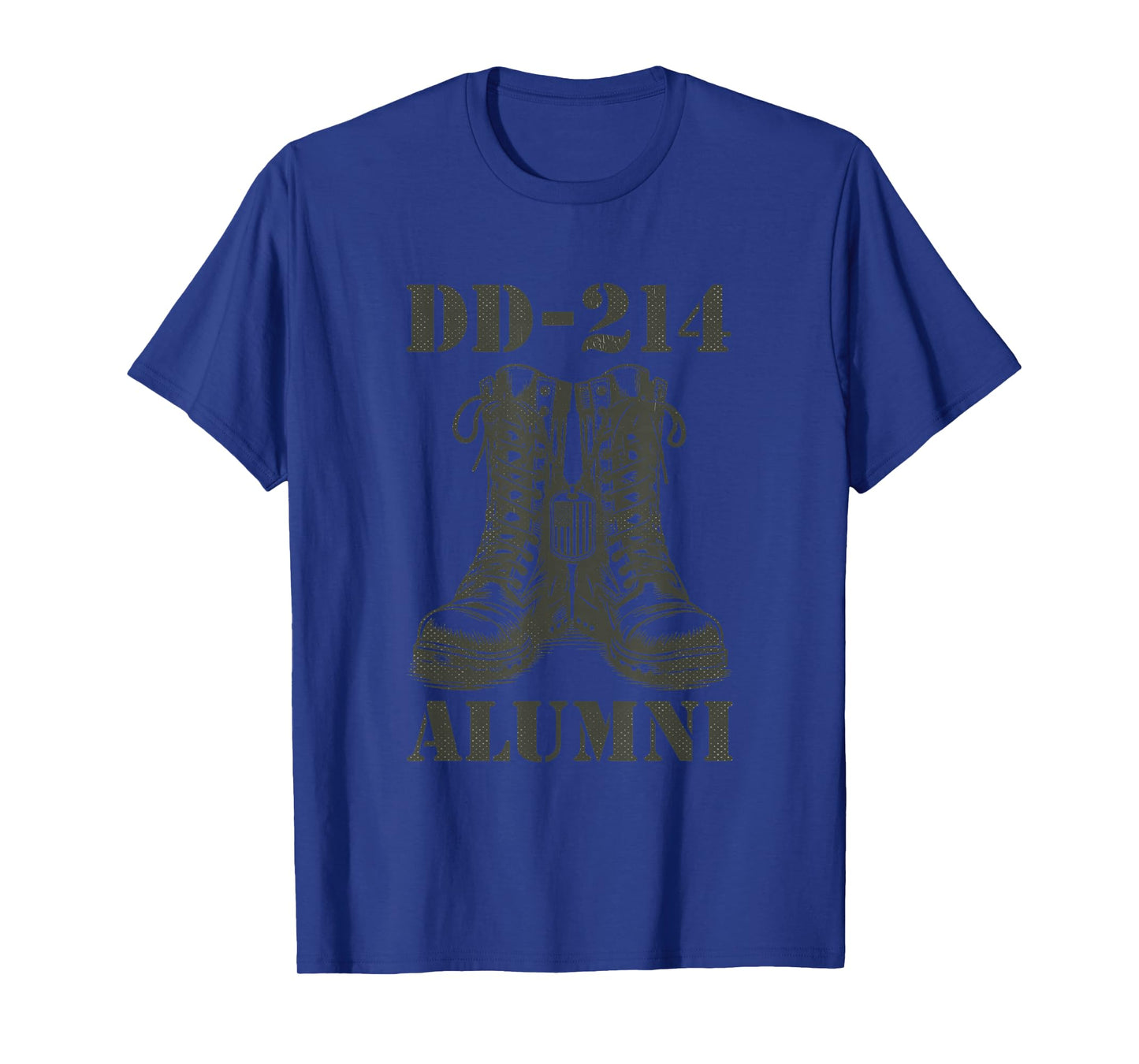 DD-214 Alumni Combat Boots Patriotic Soldier Proud Veteran T-Shirt