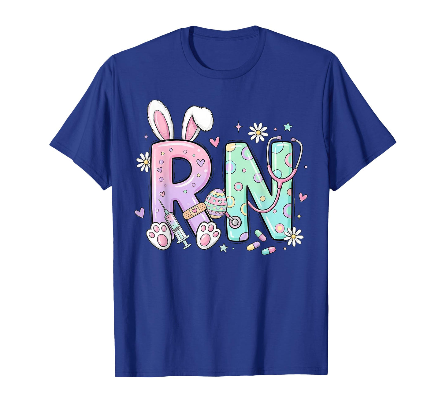 RN Easter Bunny Nurse Registered Nursing Medical T-Shirt