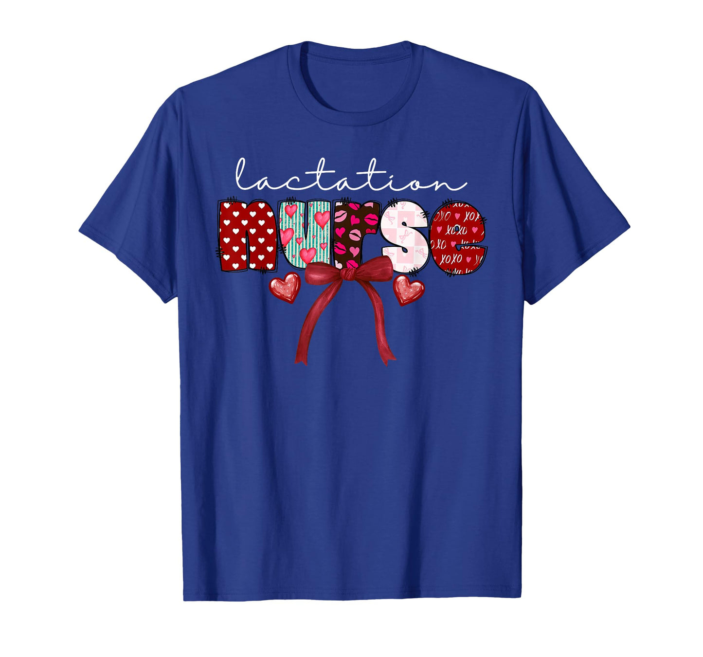 Lactation Nurse Coquette Bow Valentine IBCLC Appreciation T-Shirt
