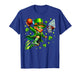 St Patricks Day Leprechaun Playing Basketball Sport Men Boys T-Shirt