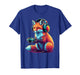 Fox Gaming Animal Video Games Funny Fox T-Shirt