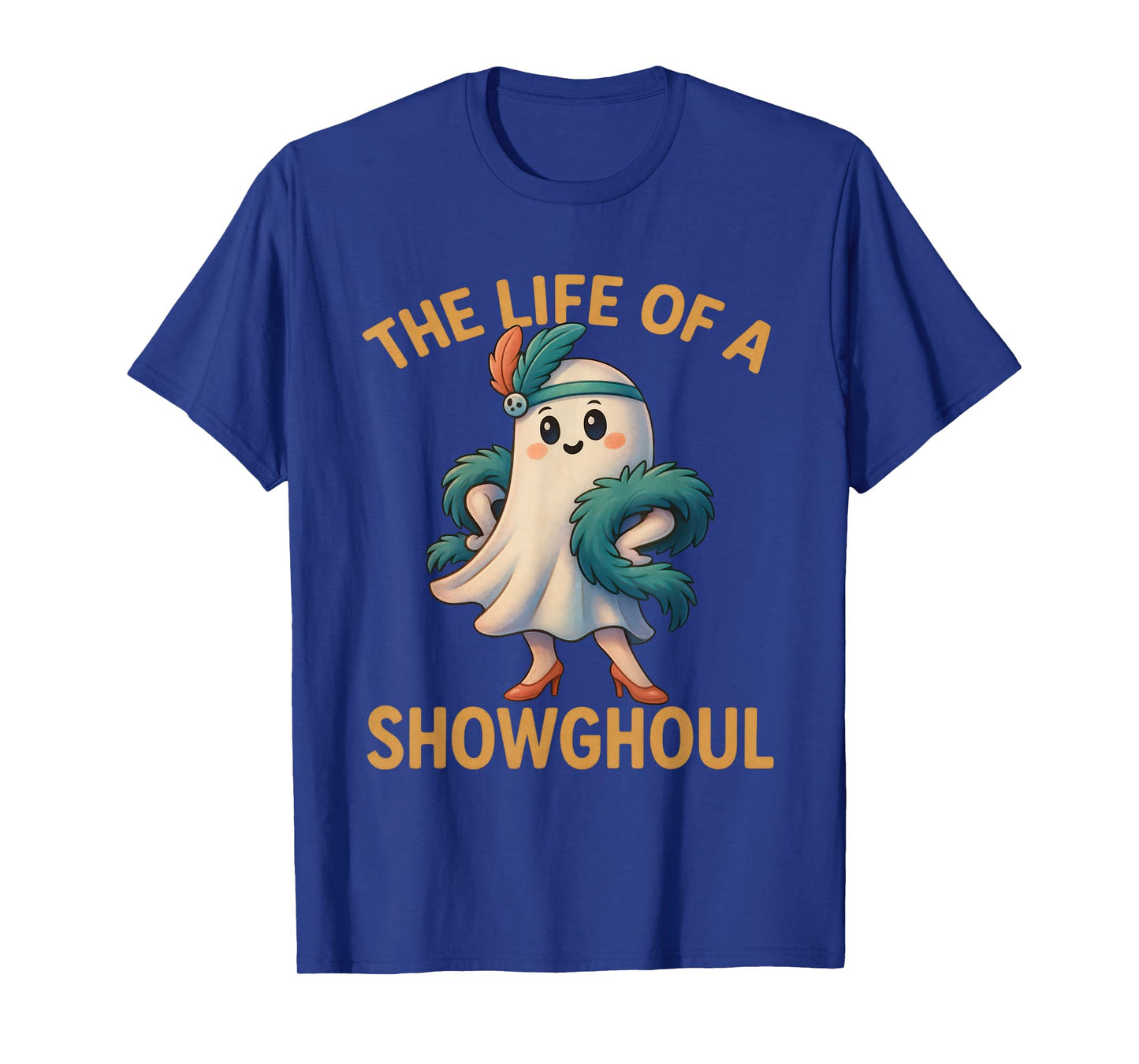 The Life of a Showghoul Flapper Ghost 1920s Retro Pun T-Shirt