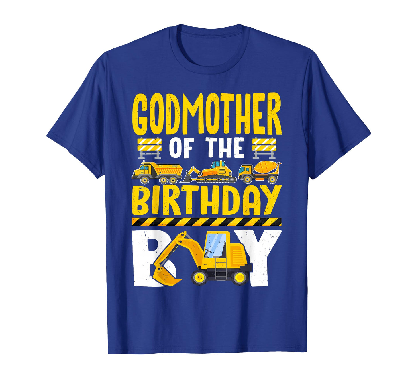 Godmother of The Birthday Boy Construction Birthday Party T-Shirt