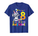 8 Years of Being Awesome Dabbing Elephant Birthday 8th T-Shirt