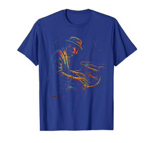 Jazz Musician Piano Player Pianist Artistic Music Jazz Lover T-Shirt