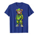 Madi Gras Camo Hip Hop Teddy Bear Cool Rapper Boys Mens Kids T-Shirt