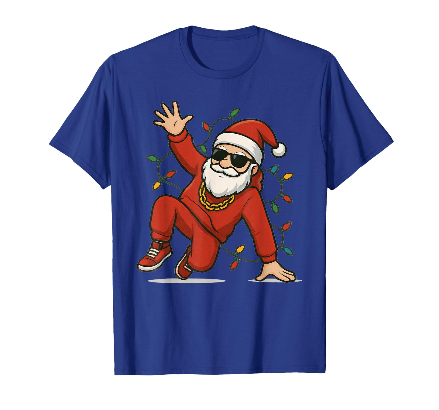 Dancing Hip Hop Santa Claus Xmas Christmas Party T-Shirt